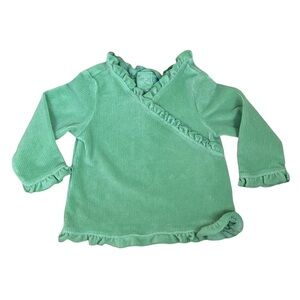 🌟3/$15🌟Children’s Place Lime Green Crossover Peplum Top Baby Girl Size 12M
